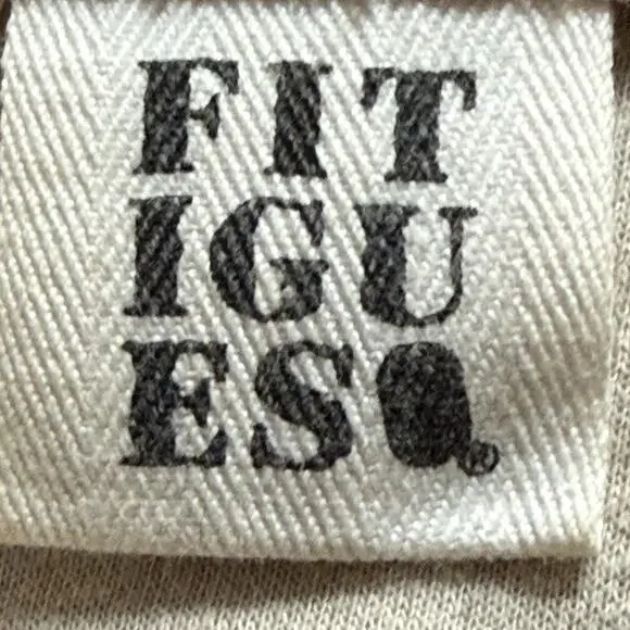 Fitigues Y2K Long Sleeve Cardigan Sweater Sz S Oversized 44" Bust Hook Closure - Picture 6 of 9